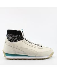 PUMA - Daily Paper Easy Rider Sock Leder Herren Schnürungstrainer 364548 01 - Lyst