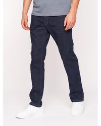 Crosshatch - Cadman Raw Straight-Fit Jeans - Lyst