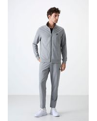 TOMMY LIFE - Relaxed Fit Zip-Collar Sweatshirt And Pants Set - Lyst