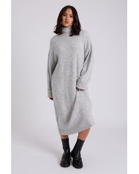 Urban Bliss - Roll Neck Midi Dress - Lyst