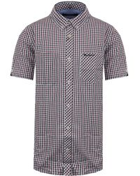 Ben Sherman - Geruit Rood Overhemd - Lyst