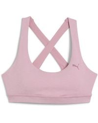 PUMA - Cloudspun Mid Non Wired Medium Impact Sports Bra - Lyst