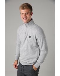 Tokyo Laundry - Cotton Blend Quarter Zip Sweatshirt - Lyst