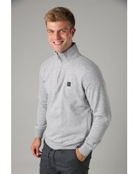 Tokyo Laundry - Cotton Blend Quarter Zip Sweatshirt - Lyst