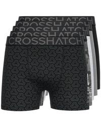 Crosshatch - Buzzard Boxer Shorts (Pack Of 5) Marl/ - Lyst