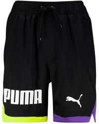 PUMA - Loose Fit Swim Shorts - Lyst