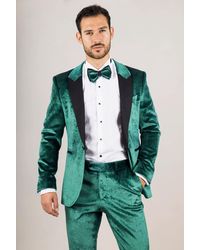 TruClothing - 3 Piece Velvet Wedding Tuxedo Formal Suit - Lyst