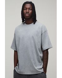 BoohooMAN - Essential Washed Oversized Heavyweight T-Shirt - Lyst