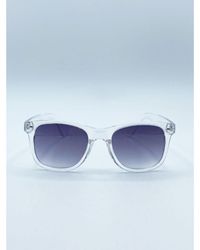 SVNX - Clear Wayfarer Sunglasses With Graded Lenses - Lyst