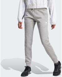 adidas - Aeroready Game And Go Regular Tapered Fleece Pants - Lyst