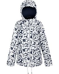Regatta - Bayletta Ii Floral Waterdichte Jas (marine / Wit) - Lyst