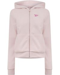 Reebok - Hooded Sweatshirt Regular Fit Jacket - Lyst