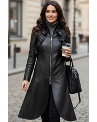 Infinity Leather - Goth High Collar Victorian Flare Tailcoat - Lyst