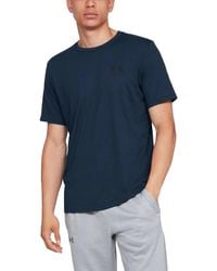 Under Armour - Under Arour Porttye Eft Chet T-hirt Bue X / Reguar An - Lyst