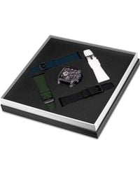 Police - Clout Watch And Straps Gift Set - Lyst