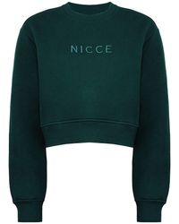 Nicce London - Era Cropped Sweater Cotton - Lyst