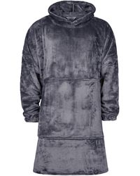 Heat Holders - Warm Fleece Oversized Blanket Hoodie - Lyst