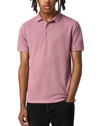 AllSaints - Polo Shirt Reform Summer Pique Casual Short Sleeve Pullover Tee - Lyst