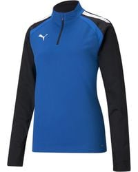 PUMA - Teamliga Quarter Zip Top W Drill - Lyst