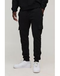 BoohooMAN - Basic Skinny Fit Cargo Jogger - Lyst