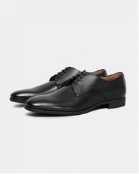 BOSS - Kensington Leather Derby Shoes With Rubber Sole Nos - Lyst