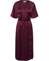 Kaffe - Jurk Kaamara Jurk Regular Fit Burgundy - Lyst