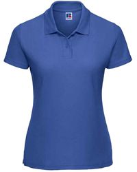 Russell - Ladies Polycotton Classic Polo Shirt (Bright Royal) - Lyst