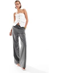 Miss Selfridge - Tailored Bandeau Button Through Top - Lyst
