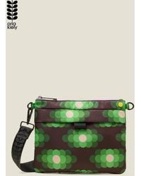 Orla Kiely - Vegan Crossbody Bag With Adjustable Strap And Front Pocket - Lyst