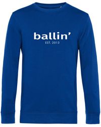 Ballin Amsterdam - Est. 2013 Sweaters Basic Sweater Blauw - Lyst