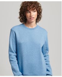 Superdry - Organic Cotton Essential Logo Crew Sweatshirt - Lyst