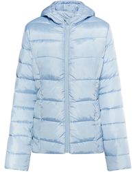Icebound - Wattierte Jacke Damen Eisblau - Lyst