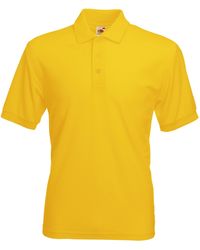Fruit Of The Loom - 65/35 Pique Short Sleeve Polo Shirt - Lyst