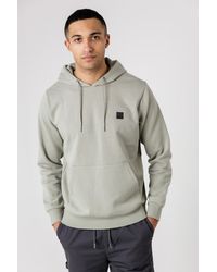 Tokyo Laundry - Light Brushed Back Fleece Hoody With Small Chest Logo - Lyst