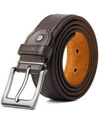 Woodland Leathers - Belt – Double Stitched 1.25″ Leather Lined - Lyst