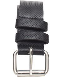 Kruze By Enzo - Embossed Leather Belt - Lyst