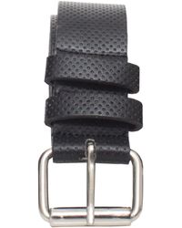 Kruze By Enzo - Embossed Leather Belt - Lyst