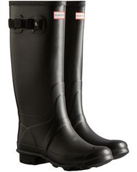 HUNTER - Ladies Wide Leg Wellington Boots - Lyst