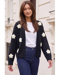 Roman - Daisy Crochet Knit Cardigan - Lyst