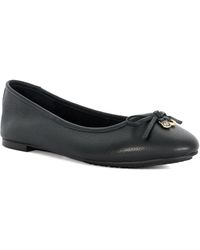 Dune - 's Dune Harpington Charm Ballerina Flats In Black - Lyst