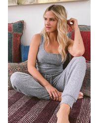 Sosandar - Super Soft Loungewear Vest Top Viscose - Lyst