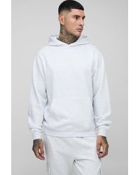 BoohooMAN - Tall Basic Bm Signature Regular Fit Over The Head Hoodie - Lyst