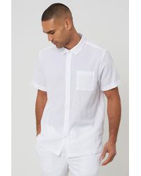 Brave Soul - Short Sleeve Button-Up Shirt With Chest Pocket - Lyst