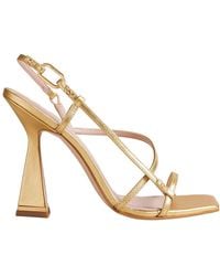 Ted Baker - Cayena Heeled Sandals Leather - Lyst