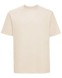 Russell - Classic Ringspun Cotton T-Shirt - Lyst