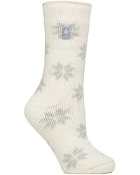 Heat Holders - Ladies Jacquard Thermal Socks For Winter - Lyst