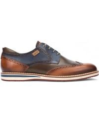 Pikolinos - Brandy Leather Brogue Lace-Up Oxford Shoes - Lyst