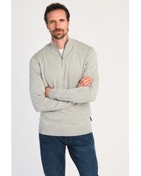 French Connection - 1/2 Zip Knitted Jumper - Lyst
