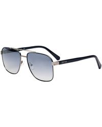 Kenneth Cole - Black Metal Sunglasses - Lyst