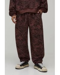 BoohooMAN - Balloon Fit Forest Camo Jogger - Lyst